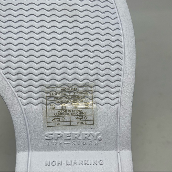 Sperry Authentic Original Float Boat Shoes Womens 8 Mens 6 White Slip On - Picture 14 of 14